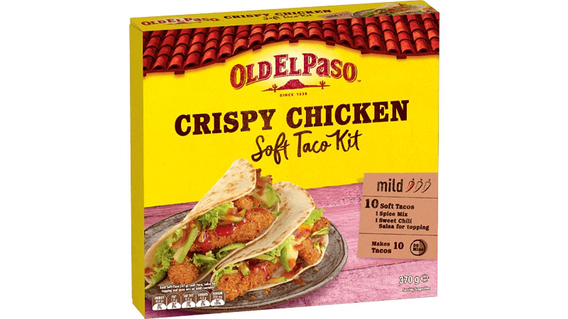 Crispy Chicken Soft Taco Kit Old El Paso Au 2484
